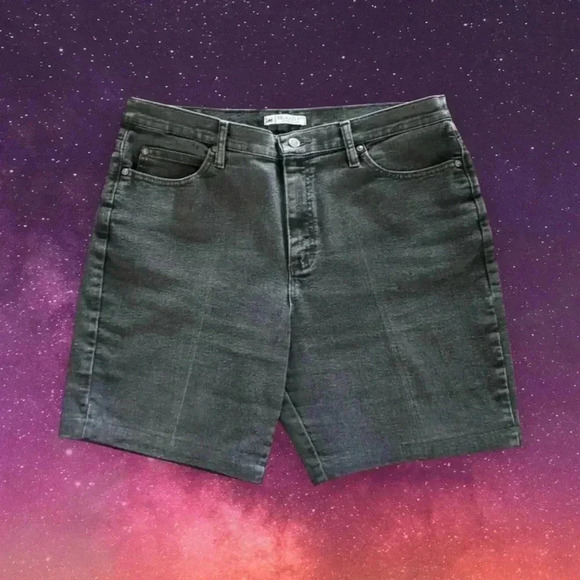 💟➕size Lee Petite Relaxed Fit Jean Shorts - Picture 1 of 15